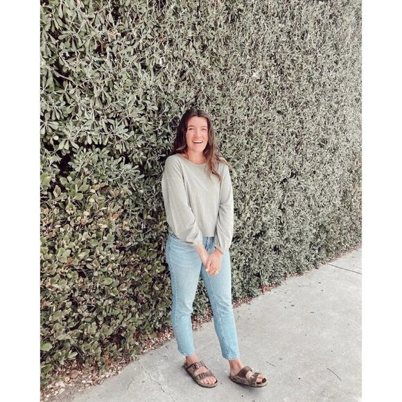 Everlane The Curvy Cheeky Straight Jeans in Sky Blue Wash 29 New Denim Pants - Picture 13 of 13